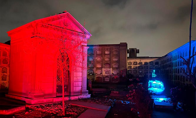 TOUR NOCTURNO Temático al Cementerio Presbítero Maestro  31  OCTUBRE y 1 NOVIEMBRE