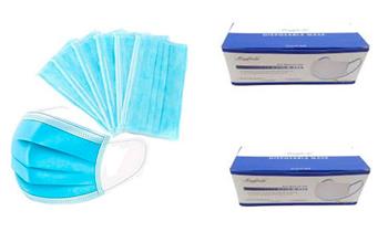 100 Mascarillas de 3 Pliegues importadas BIO SAFE ¡Incluye Delivery!