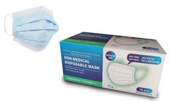 Caja de 50 mascarillas de 3 capas importadas con certificacion CE y FDA