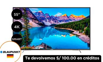 TV BLAUPUNKT 55 Ultra HD 4K Smart Blau55UHD ¡Incluye delivery!
