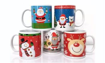 6 tazas navideñas con bonitos diseños ¡Incluye delivery!