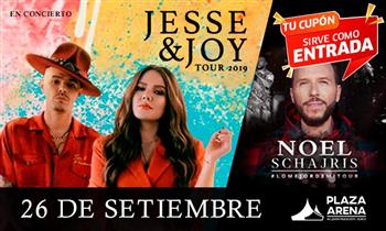 Entrada al Concierto de Jesse & Joy junto a Noel Schajris Lima 2019