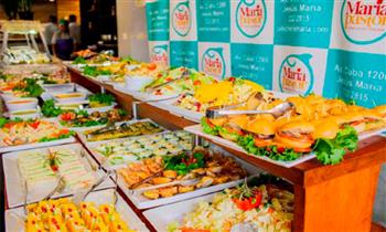 Buffet marino criollo postre para una persona