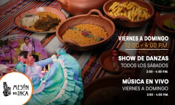Almuerzo buffet criollo  en El Mesón del Inca