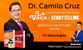 Entrada para conferencia CAMILO CRUZ -La Vaca 09/10 en CC Maria Angola