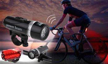 Pack Luz LED frontal y trasera para bicicleta WJ-101