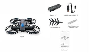 Drone plegable camara 720P HD JJR H45 WIFI - Negro