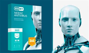 2X1 Antivirus Eset NOD32 NOD32 version 131210 por 1 año