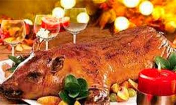 Lechon crocante preparado a la caja china 10 Kg 12 Kg o 15 Kg