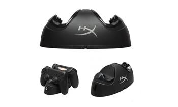 Estacion de carga HyperX ChargePlay Duo para controles PS4 negro 100-240V