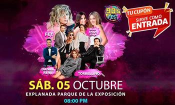 Concierto noventero con Fey Ella Baila Sola Torbellino y Daniel Rene ex MDO - 05/10