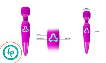 Body Wand Purpura con Foreplay¡Incluye Delivery!