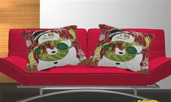2 fundas de cojin Navideño en Gobelino ¡Incluye delivery!