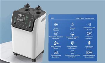 Concentrador de oxigeno Rokon de 10 litros de Doble flujo -ALTO USO ¡Delivery incluido!