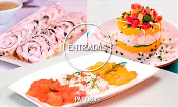 Almuerzo o Cena para 2 personas Entrada Platos de fondo Postre