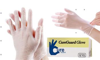 Caja de 100 guantes de vinilo talla L ¡Delivery de 24 a 48hrs!