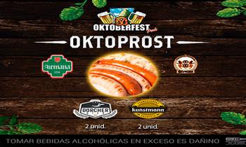 OKTOPACK cervezas comida y postre ¡Incluye delivery! ONLINE LIVE 31/10