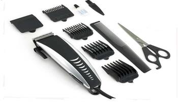 Cortador de cabello tijera peine y accesorios