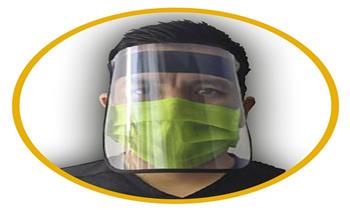 Caja de 12 Protectores faciales con pantalla en PVC de 180 micrones