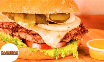 Hamburguesa Rock bar para 1 o 2 personas complemento bebidas en Carnibar