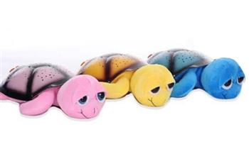 Tortuga peluche ojona con proyector de luces musical USB ¡Incluye delivery!
