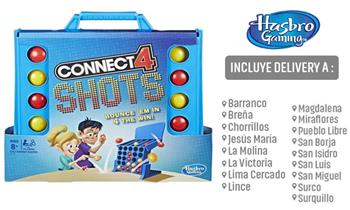 Juego Conecta Shots 4 Hasbro Games® delivery