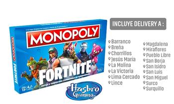 Juego Monopoly FORNITE Hasbro Games® delivery