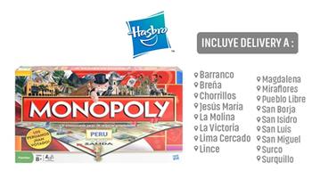 Juego Monopoly Edicion Peru Hasbro Games® delivery