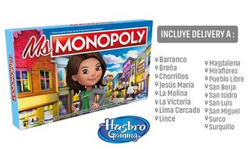 Juego Monopoly Ms de Hasbro Games® delivery