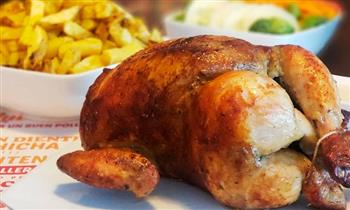 1 Pollo a la brasa 1/2 pollo Chaufa Papas tequeños Gaseosa de 15Lt