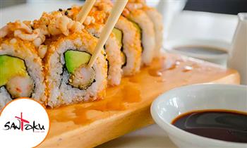 Combo familiar 40 cortes de makis 10 Ebi Furai gaseosa de 15 Lt