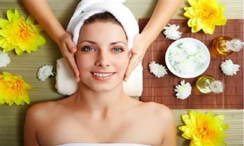 Limpieza facial profunda serum vitaminico vapor de Ozono mascarilla de caviar y mas