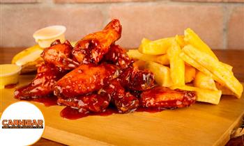 Wingsbar 2 bebidas en Carnibar