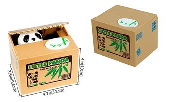 Alcancia Little panda delivery ¡Divertida caja de dinero!