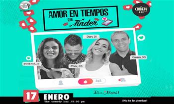 2 entradas para el Stand Up comedy Amor en los tiempos de Tinder