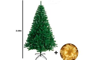 Árbol De Navidad Pino 210 500 Luces Led De Navidad