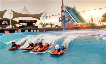 Asiapark diviertete con flowboarding en ola artificial full day para 1 persona