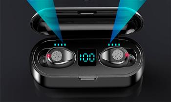 ¡Incluye Delivery! Audifonos BTH-F9-5 con base/Powerbank de 3500mAh