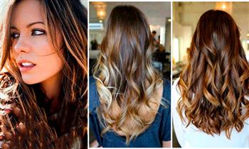 Mechas baby light planchado o cepillado u ondas para todo largo de cabello