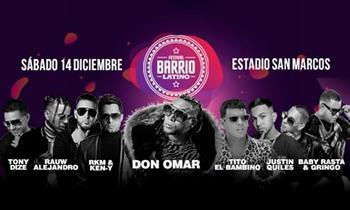 Entrada a zona VIP o Terraza a Barrio Latino- UNMSM Este 14/12