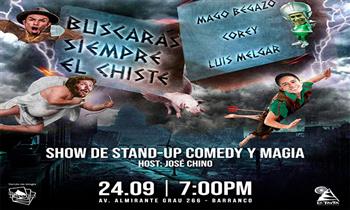 Entrada al show Buscaras siempre el chiste Stand-up Comedy y magia 24 de Setiembre