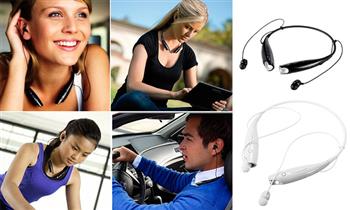 Audifonos bluetooth manos libres Hbs-730 negro