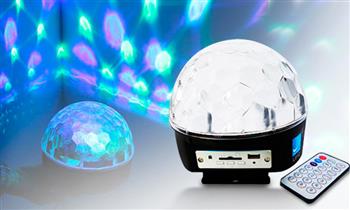 Magic Ball con Bluetooth - Esfera ritmica de luz LED control remoto USB