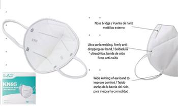 02 cajas Mascarillas KN95 10 unidades con 5 capas con ajuste nasal delivery