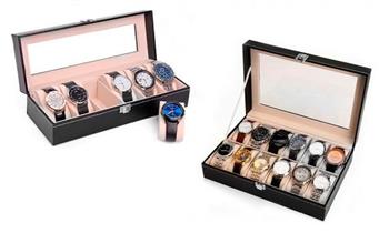 Caja organizadora para 6 o 12 relojes