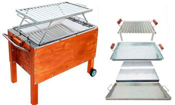 ¡Incluye Delivery! Caja china de acero inoxidable parrilla