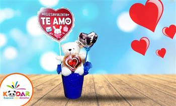 Canasta personalizada con Osito Feliz tarjeta 3D con foto impresa y mas