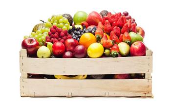 Canasta de frutas diversas