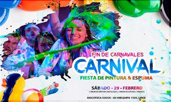 CARNIVAL PINTURA ESPUMA ¡Muestra el cupon desde tu celular!