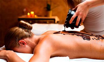 Masaje con chocolaterapia exfoliante mascarilla de chocolate y mas en Maliz Spa